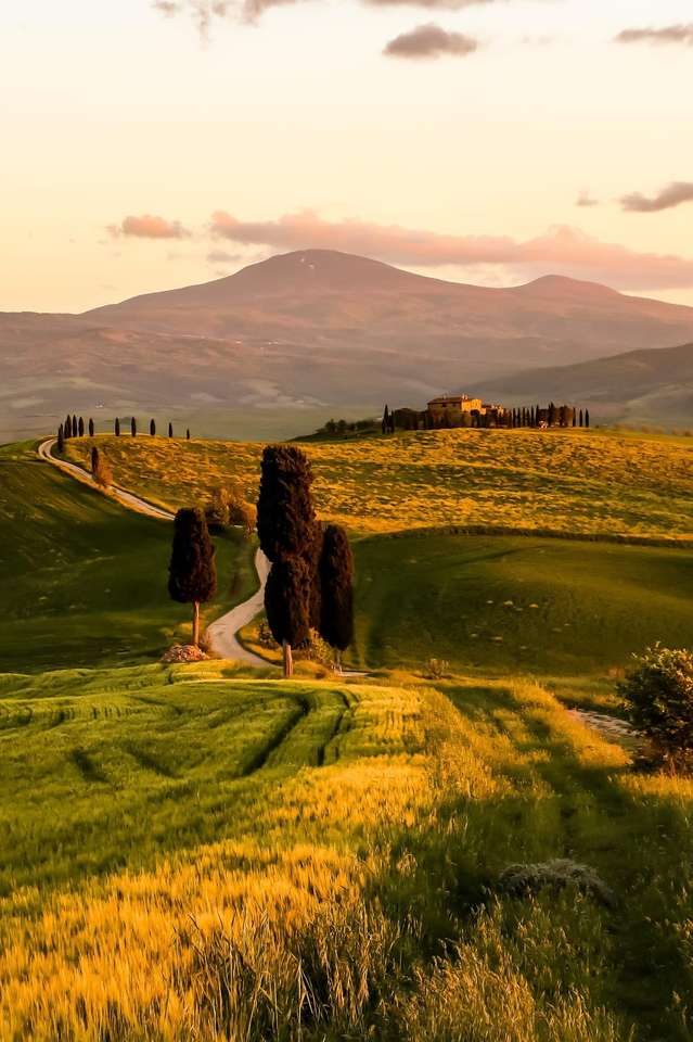 Val d'Orcia Siena Toscana puzzle online