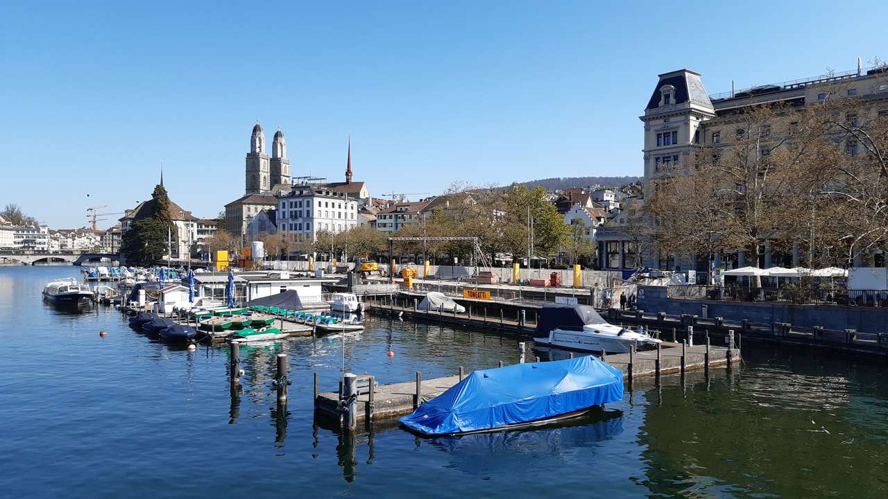 Limmatquai Zurich онлайн-пазл