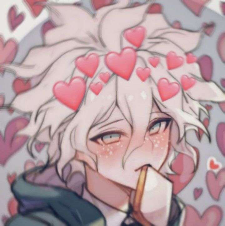 Nagito Komaeda på Nintendo DS pussel på nätet