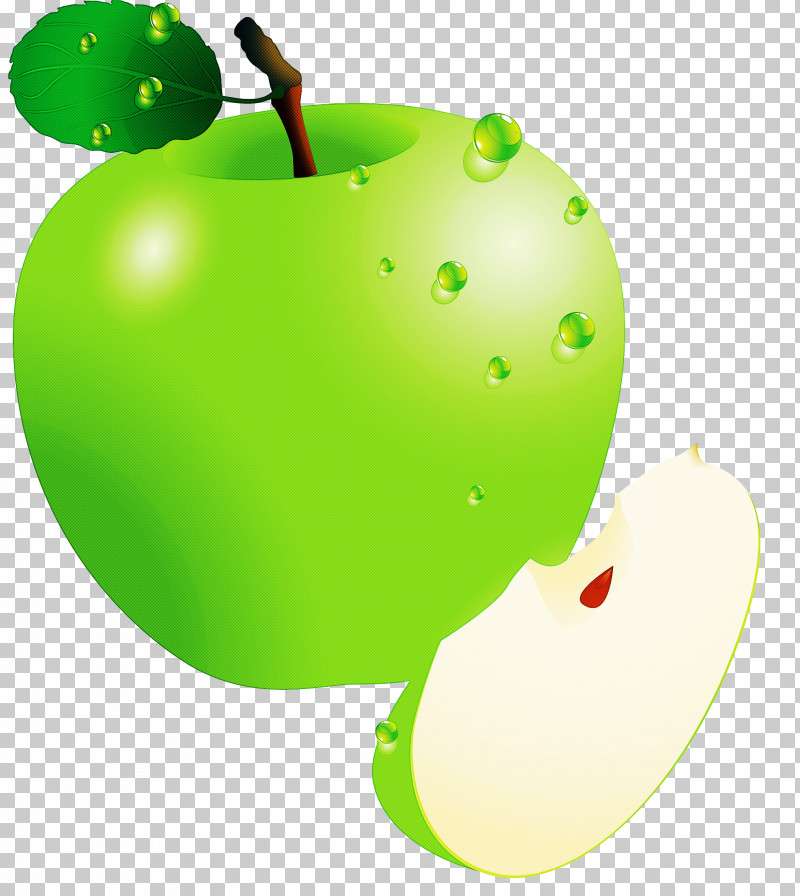 зеленое яблоко онлайн-пазл
