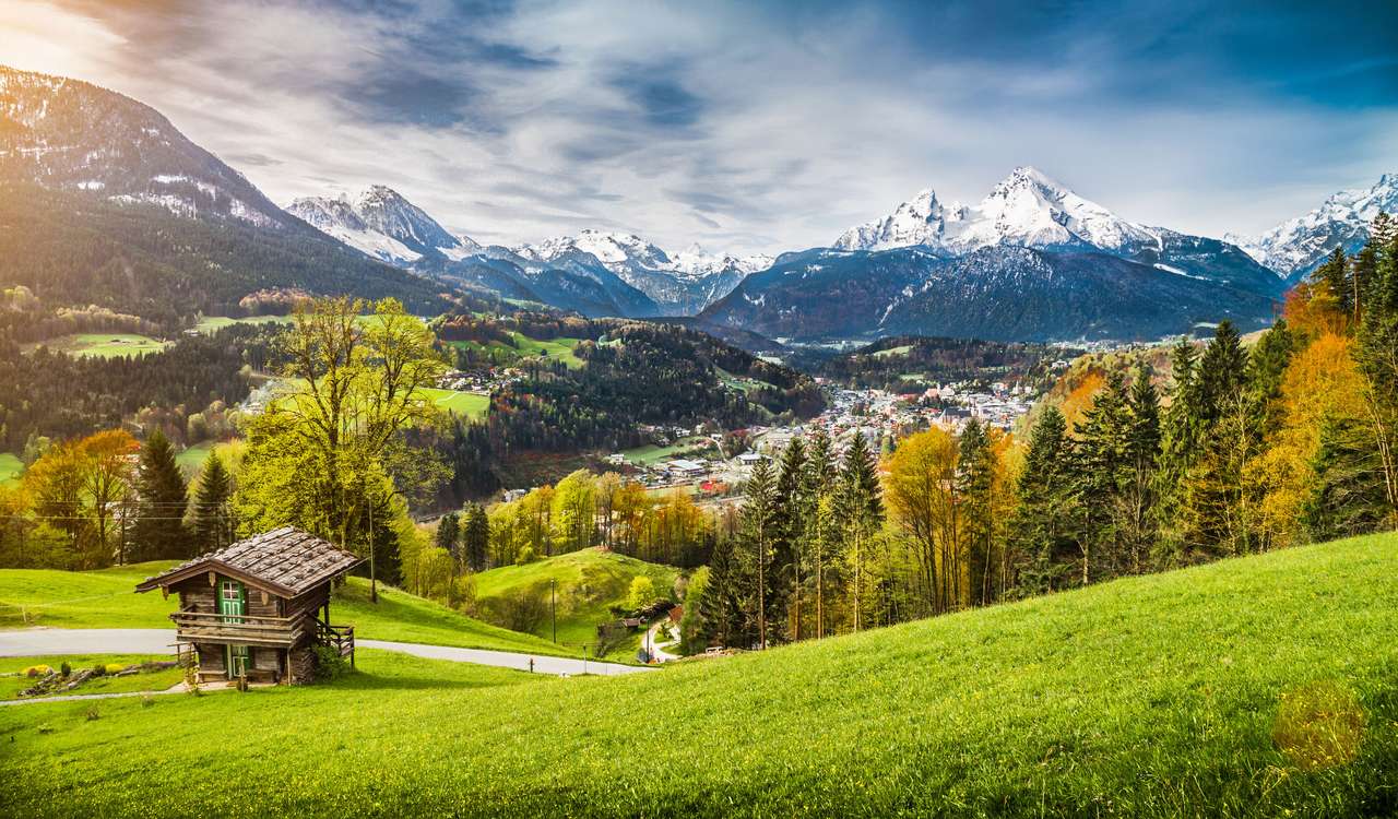 Alpes bavaroises puzzle en ligne