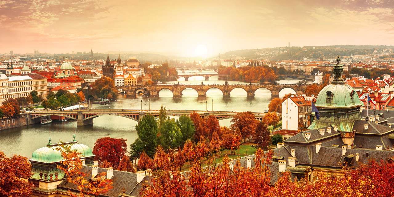 Charles Bridge op Vltava online puzzel