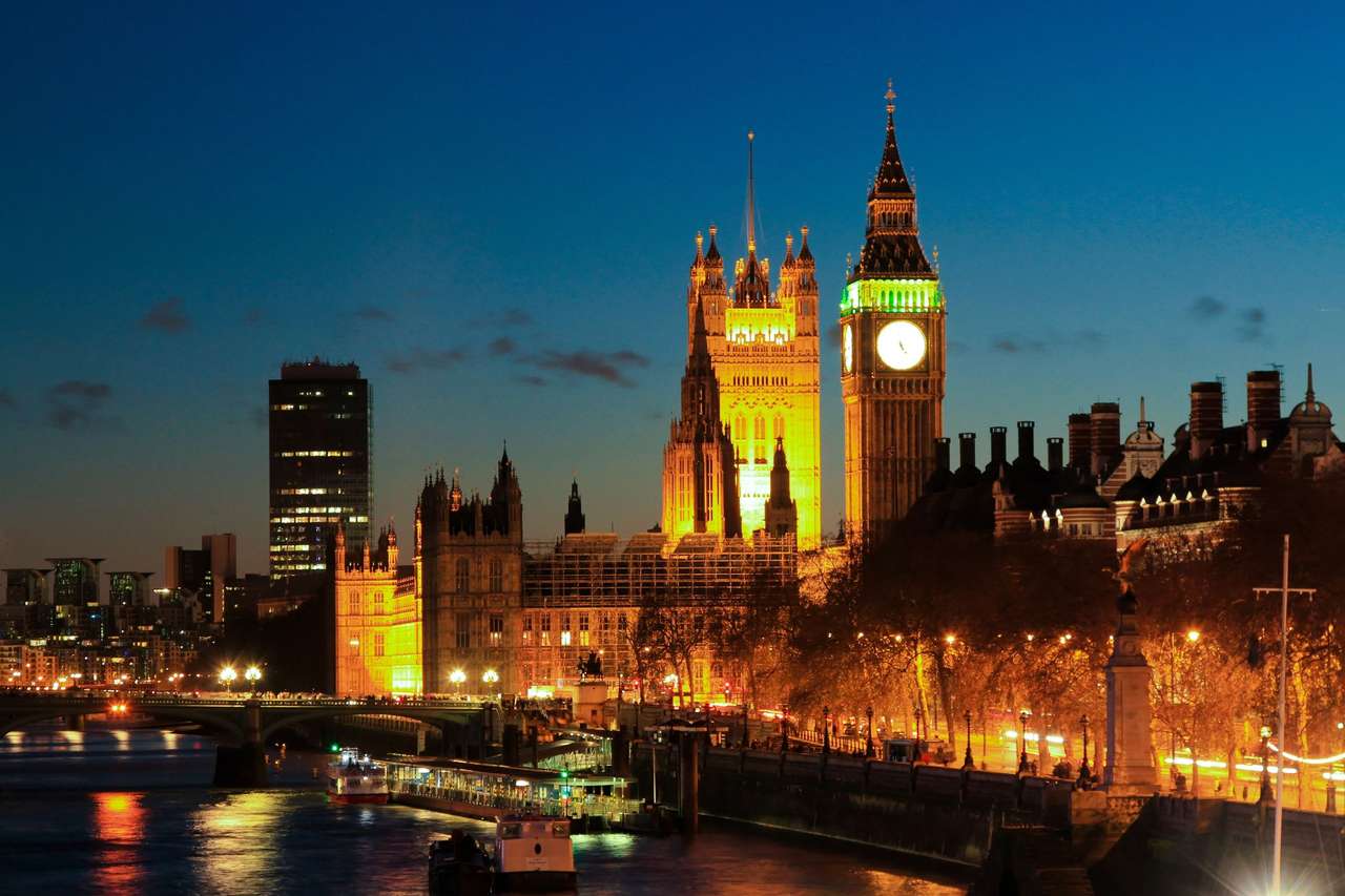 Big Ben Tower Clock online παζλ