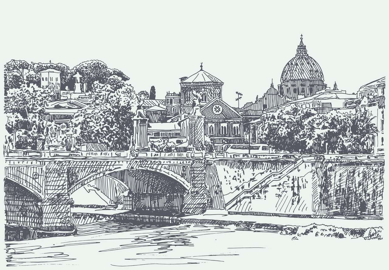 Rome Italië Cityscape legpuzzel online