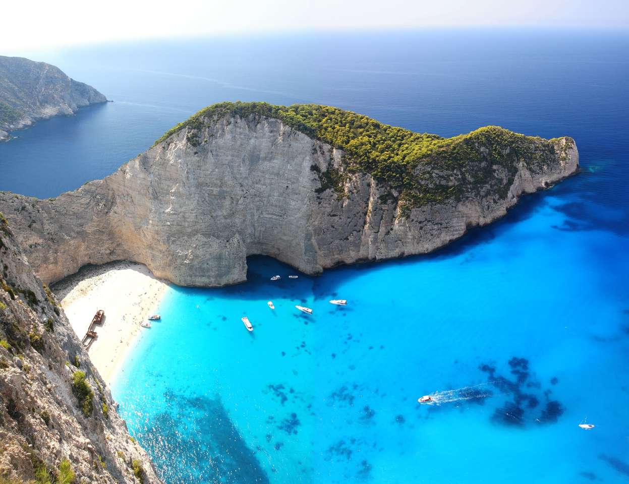 Zakynthos Island, Grekland pussel på nätet