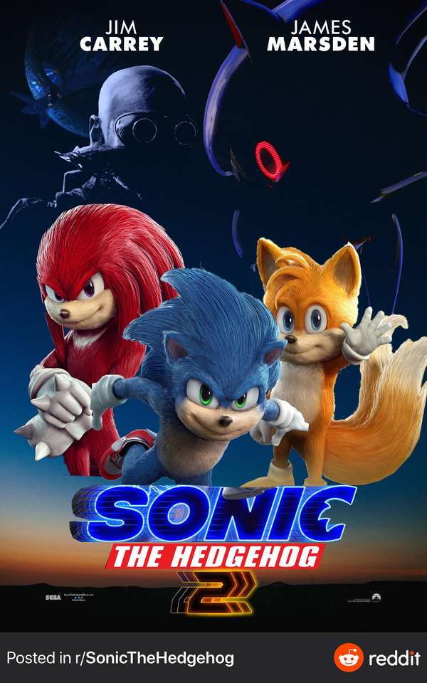 Sonic на таралеж 2 онлайн пъзел