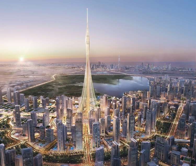 Cel mai mare turn din Dubai jigsaw puzzle online