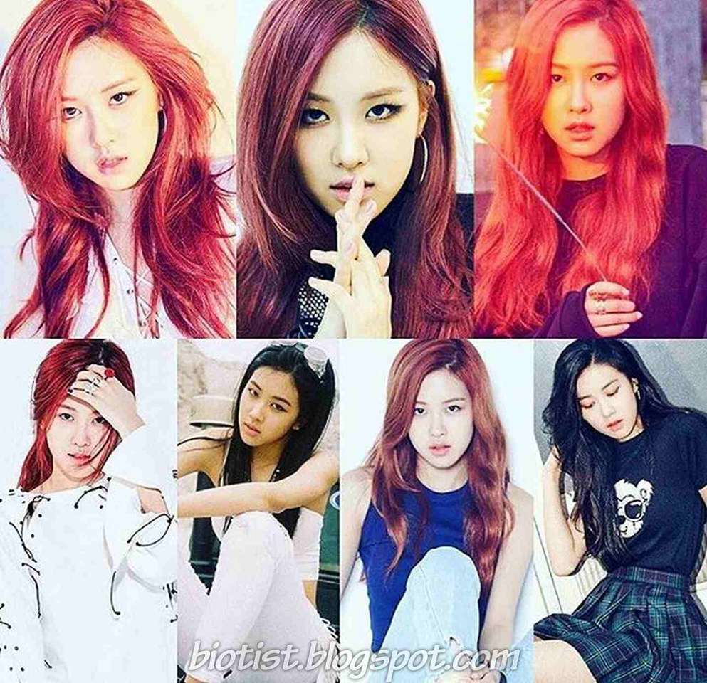 Park Chaeyoung collage online παζλ