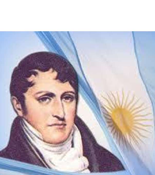 Manuel Belgrano és a zászló online puzzle