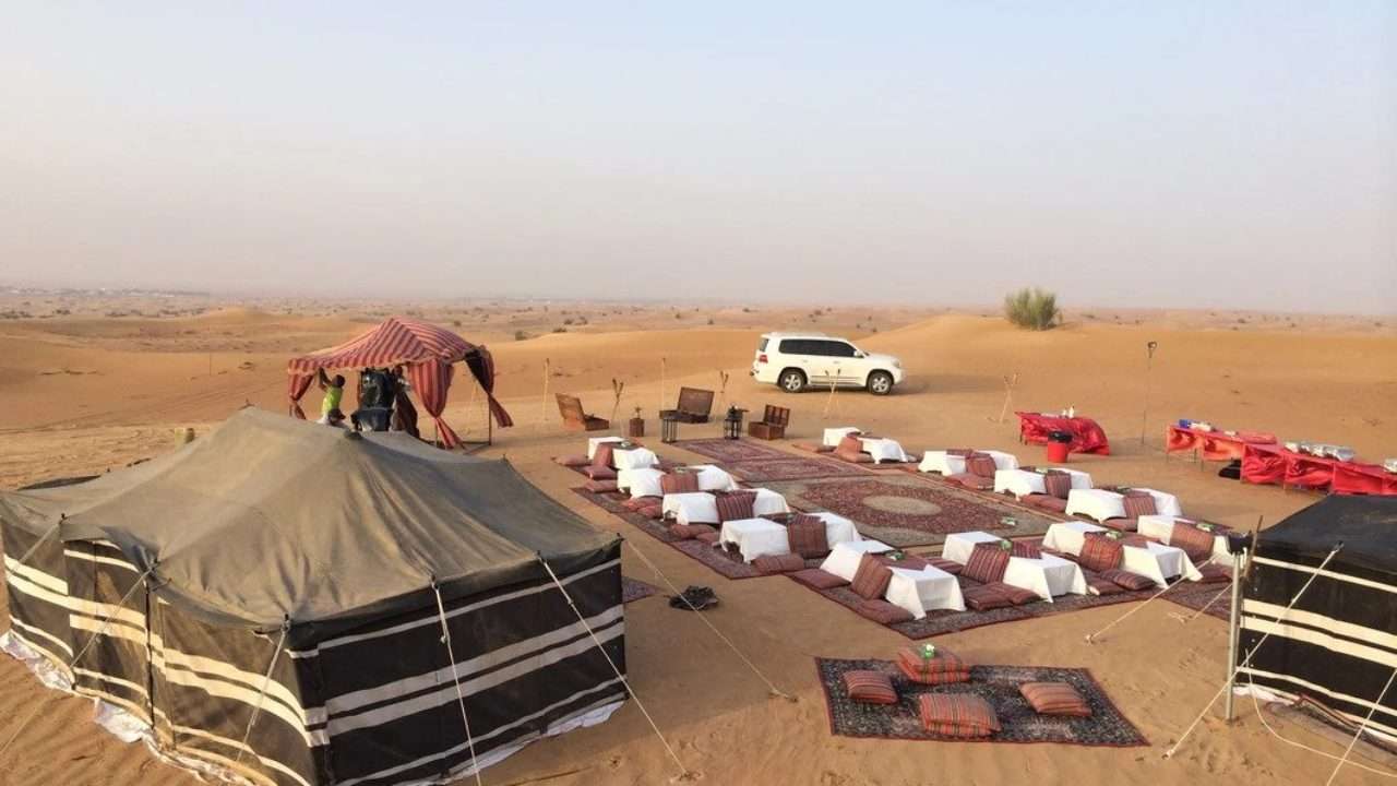 Campground στην έρημο παζλ online