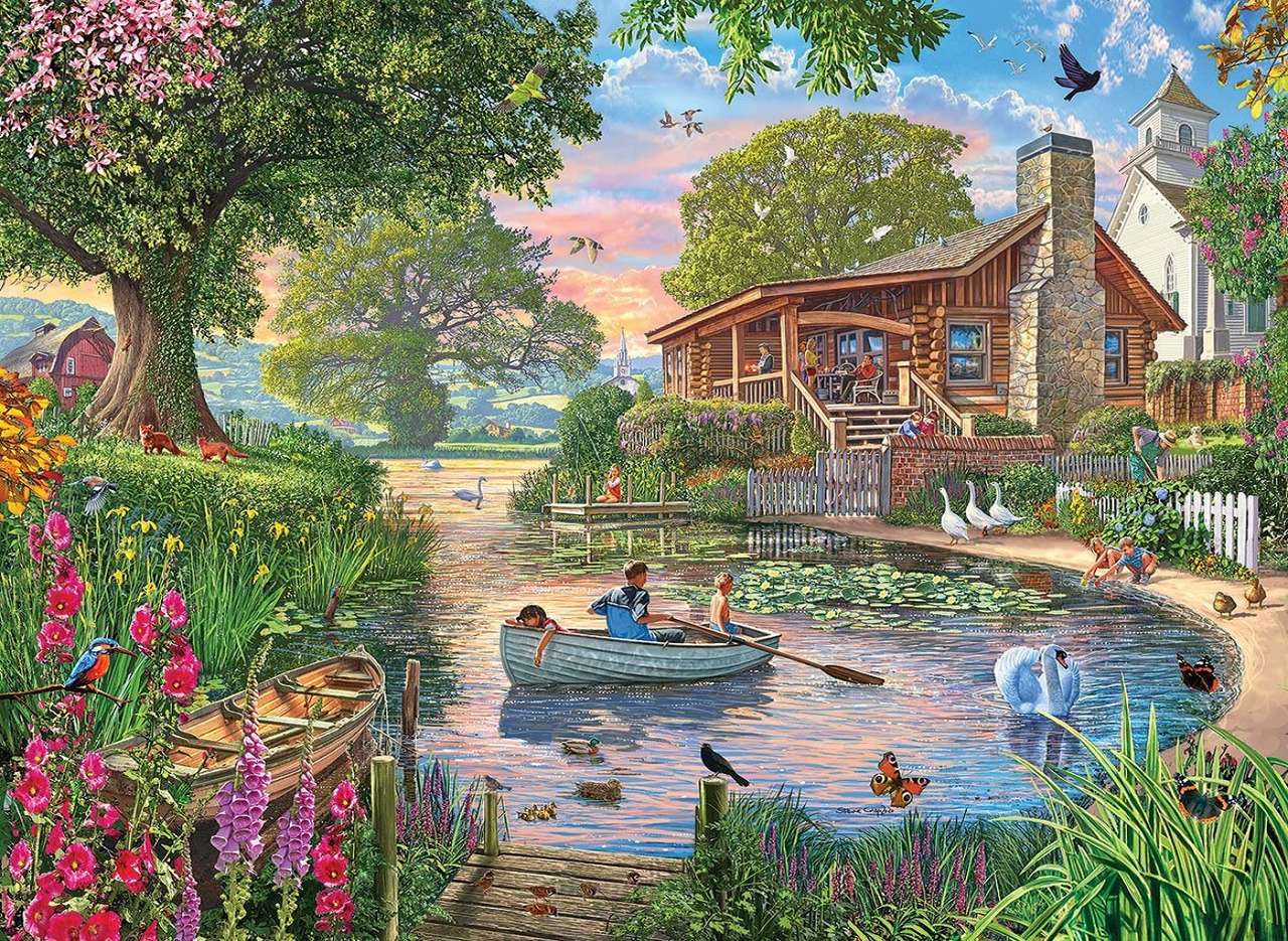 Peaceful Pond Puzzlespiel online