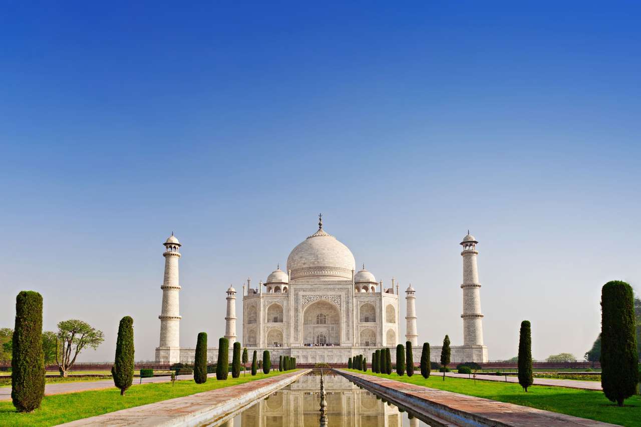 Taj Mahal en la India rompecabezas en línea