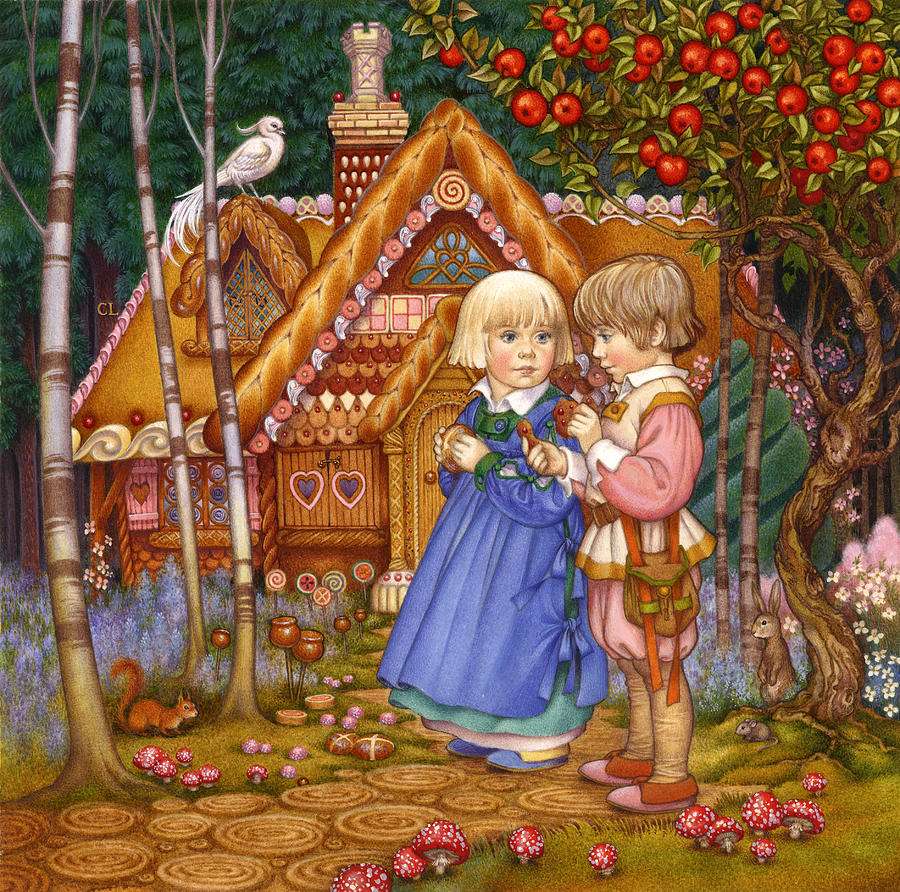 Hansel e Gretel. quebra-cabeças online