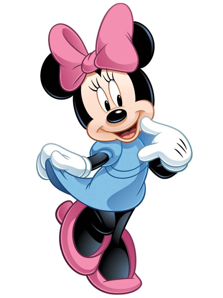 Minnie Mouse. Puzzlespiel online