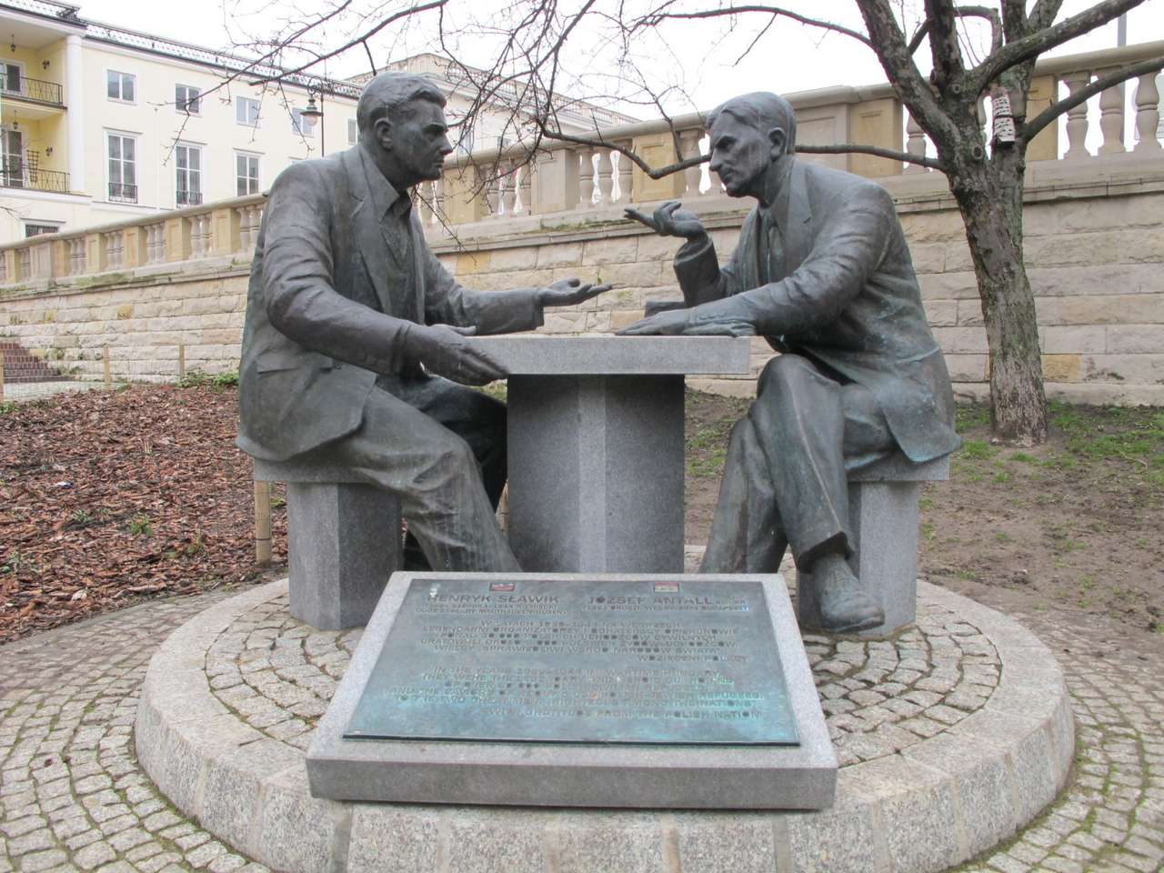Henryk Sławik și Józef Antall puzzle online