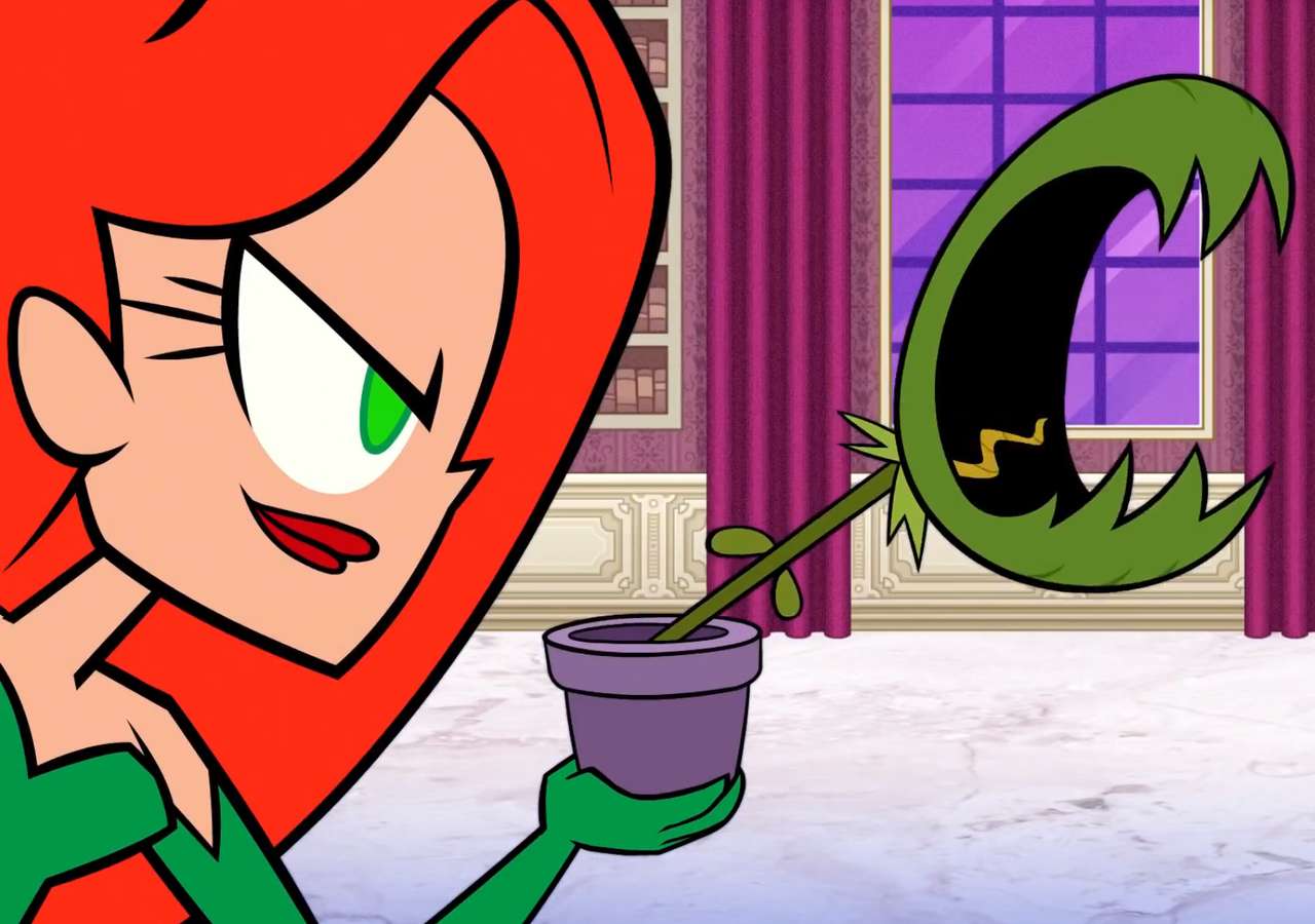 Poison Ivy chez Teen Titans Allez! puzzle en ligne