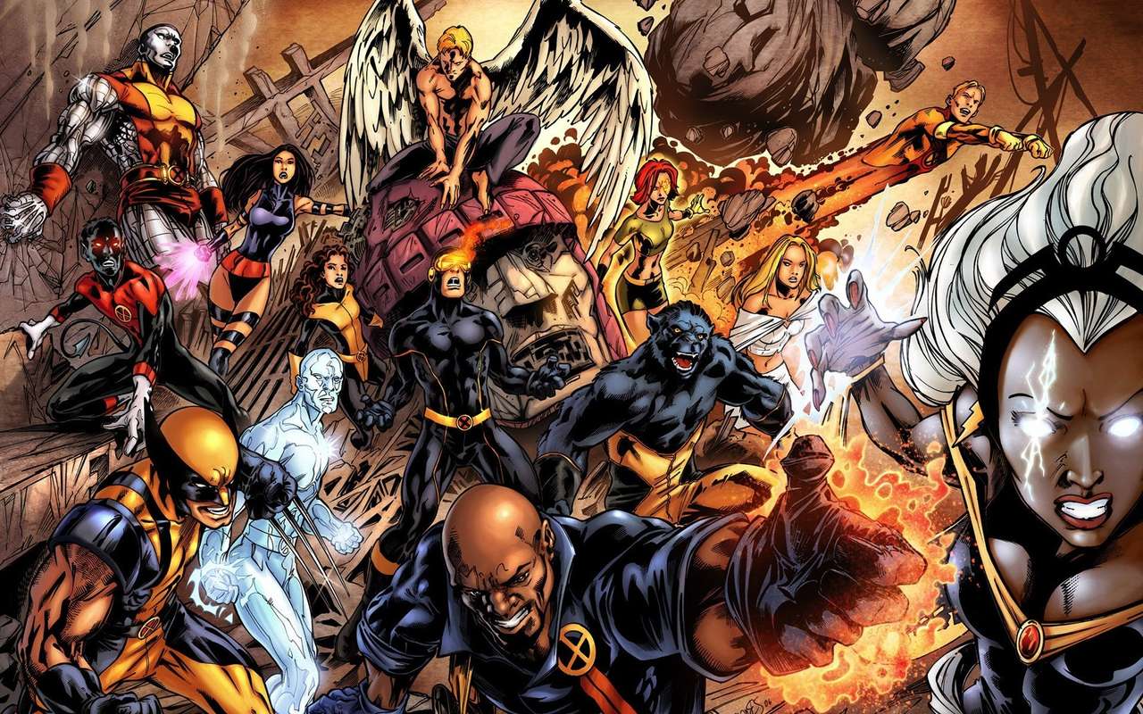 X men comics rompecabezas en línea