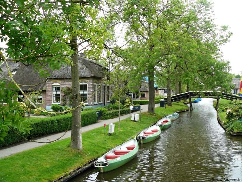 Řeka v Nizozemsku skládačky online