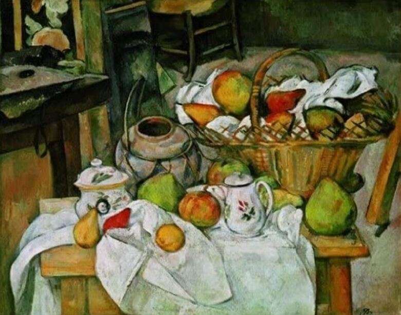 Bodegón - Pintor Paul Cezanne rompecabezas en línea