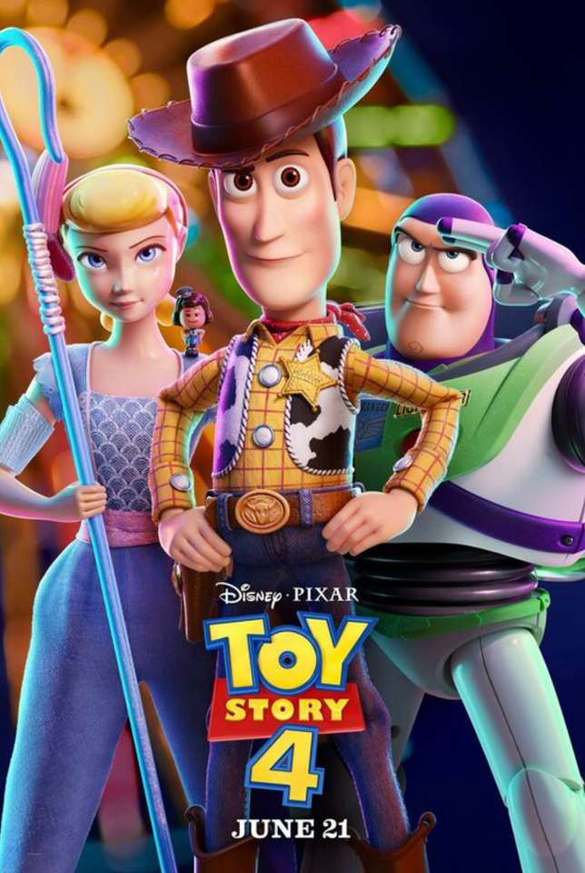 Toy Story 4 film poszter kirakós online