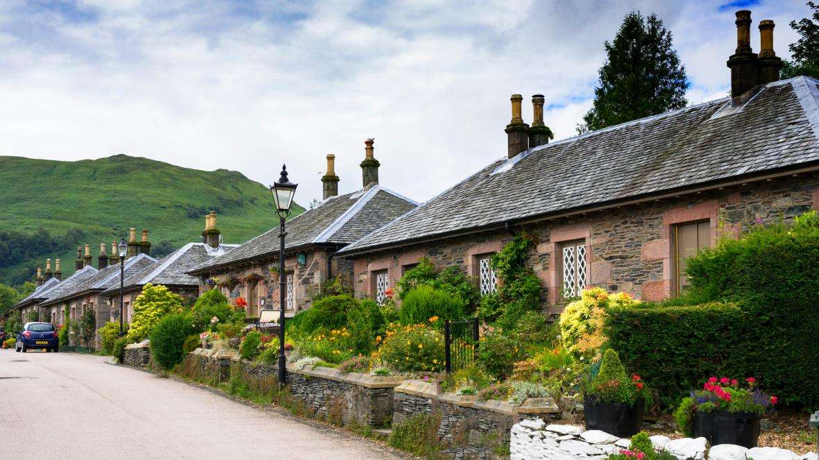 Лусс - село в Шотландії пазл