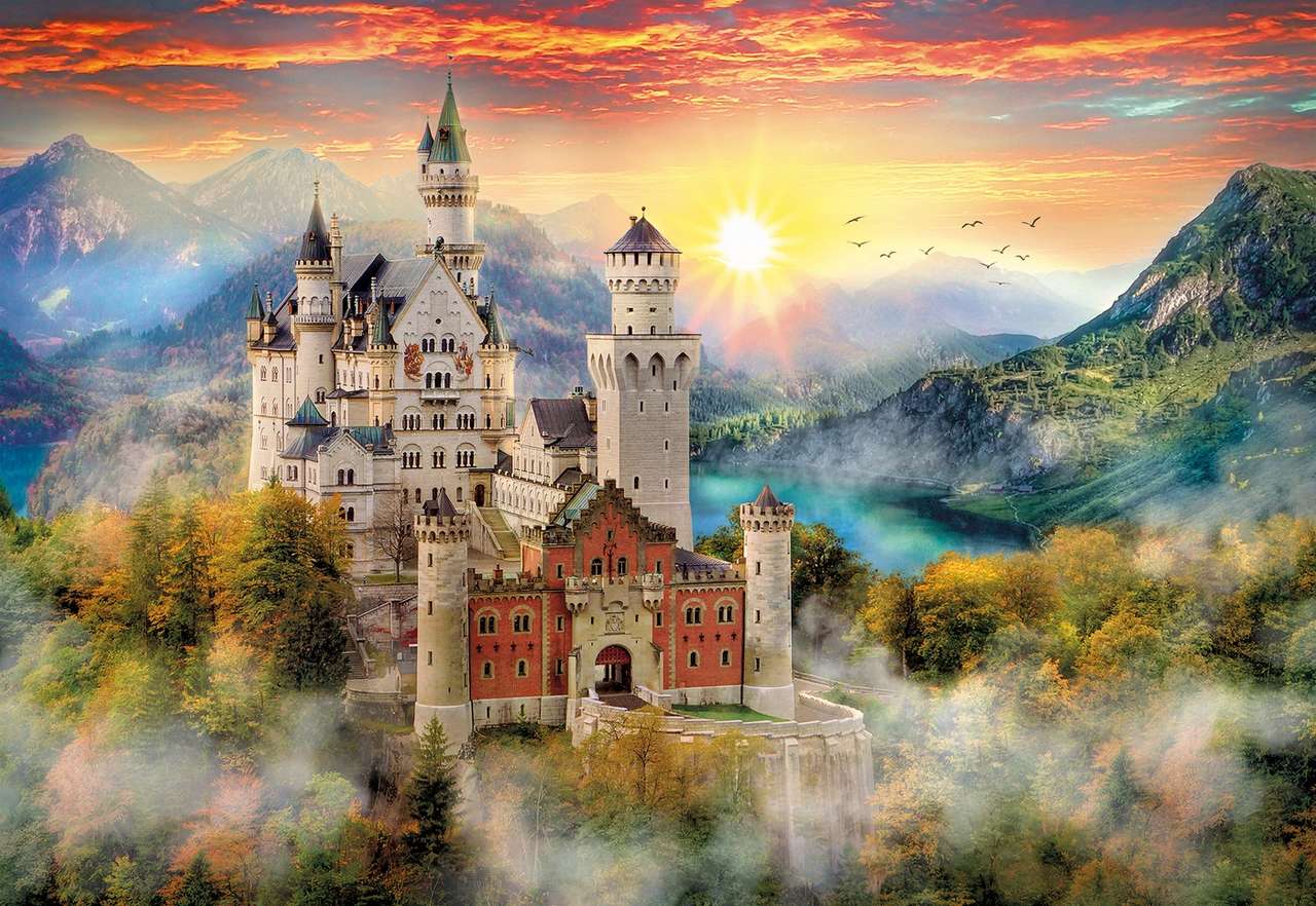 Castelul în munți puzzle online
