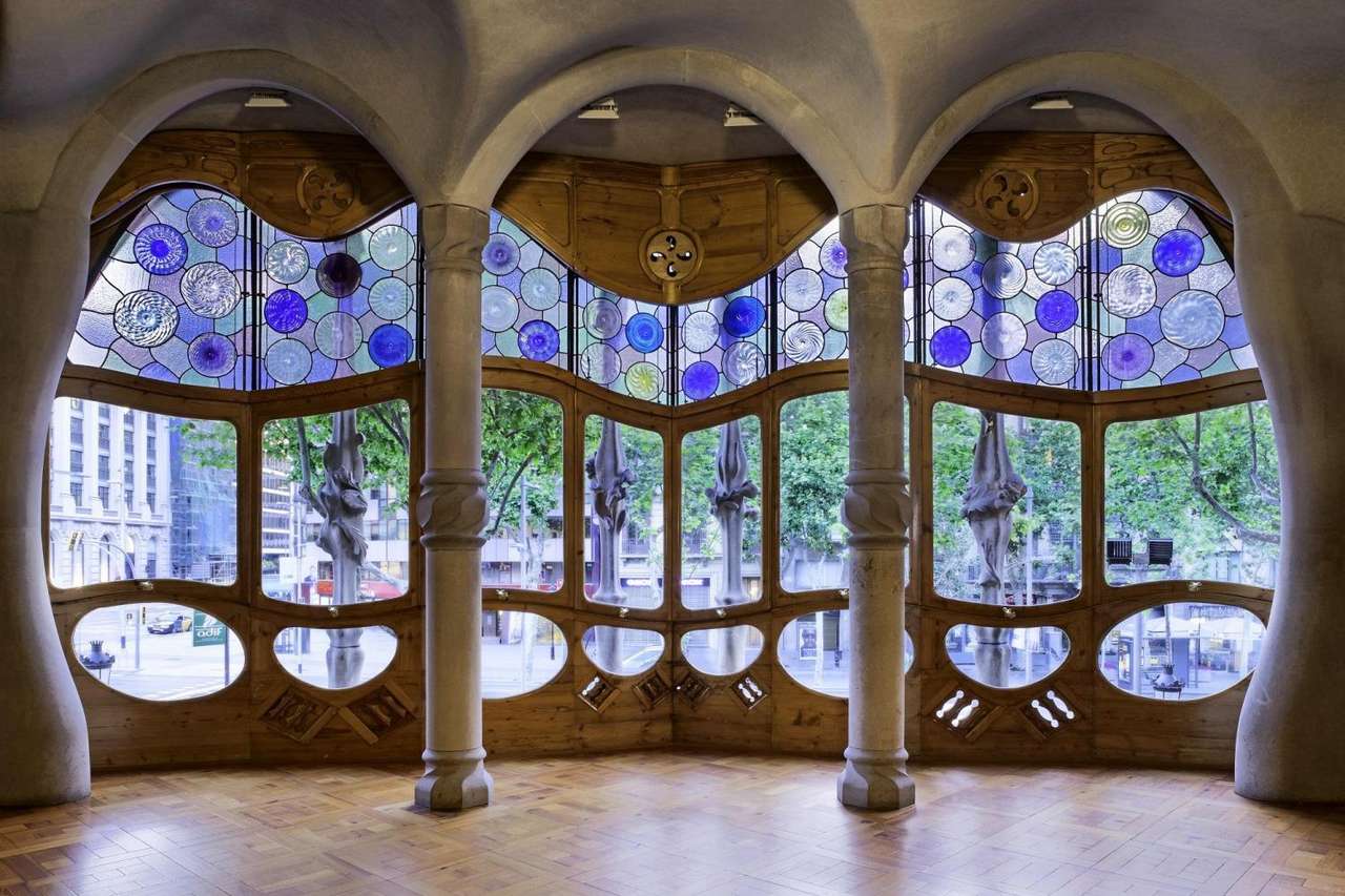 Gaudi domy online puzzle