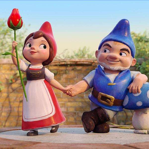 Гномео и Джульетта- анимационный фильм пазл онлайн