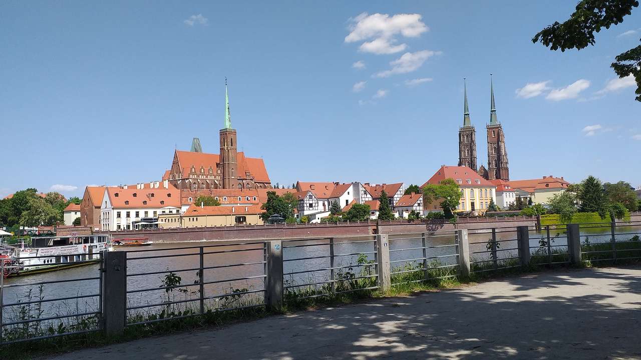 Wroclaw on Oder online puzzle