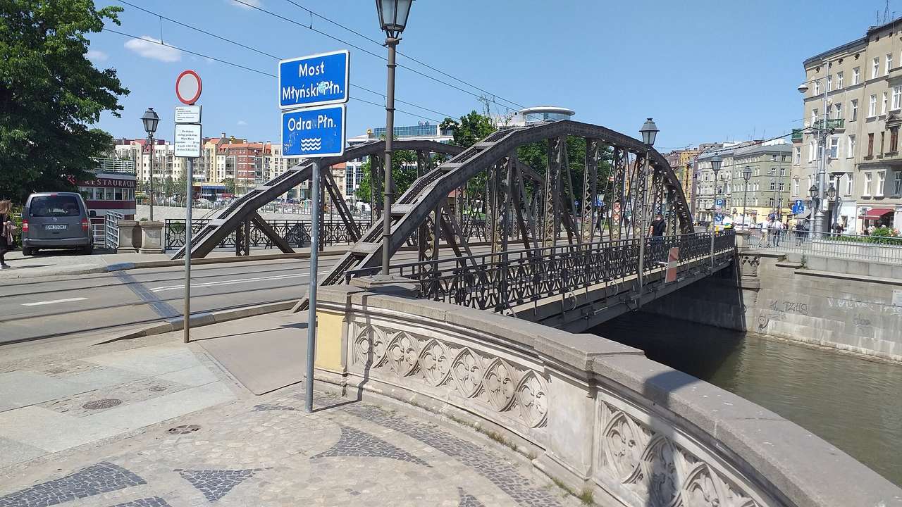 Pontes de wroclaw. puzzle online