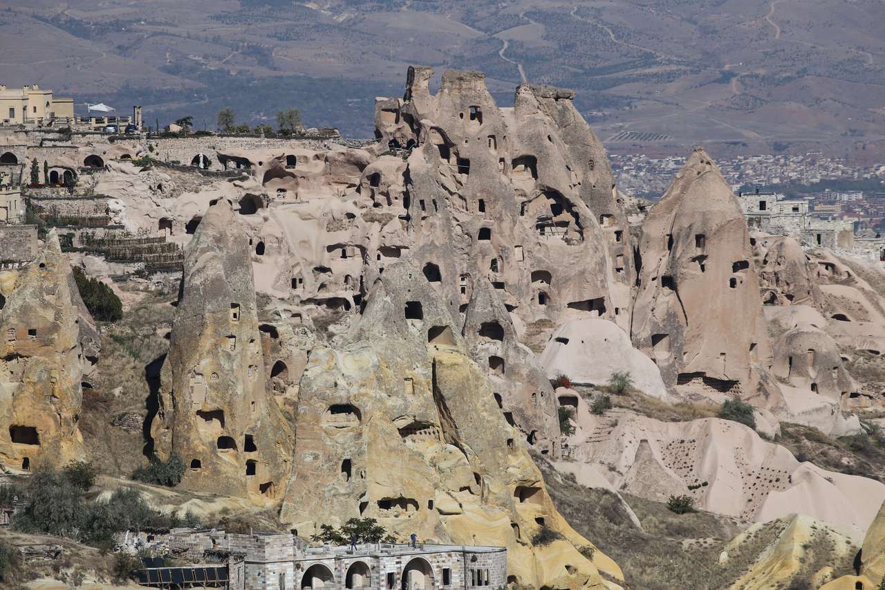 Uchisar Village en Capadocia rompecabezas en línea