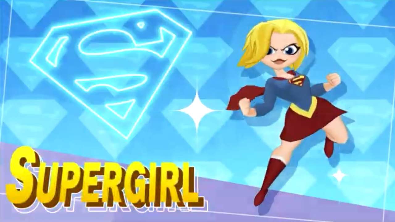 Supergirl ❤️❤️❤️❤️❤️ treffen Online-Puzzle