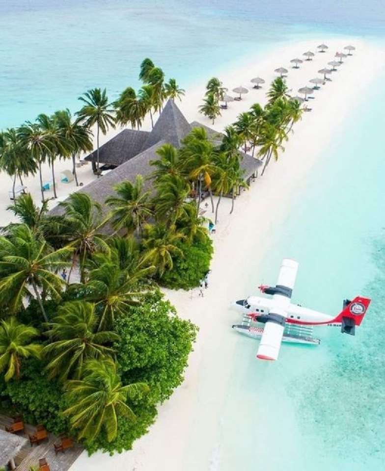Мальдивы. онлайн-пазл