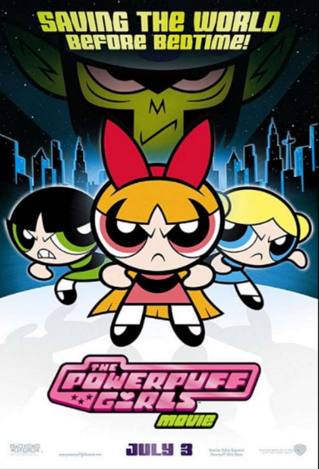 Il poster di film PowerPuff Girls puzzle online