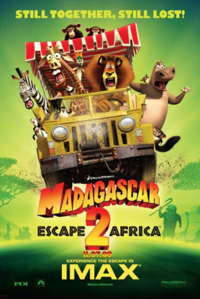 Madagaszkár menekülés 2 Afrika online puzzle