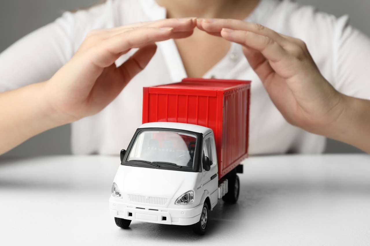 Vrouw die speelgoed vrachtwagen bedekt online puzzel
