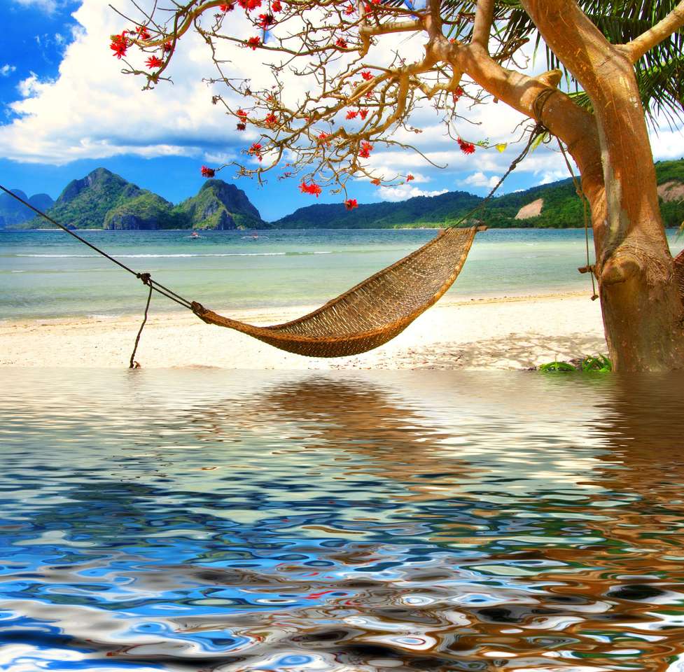tropický relax skládačky online