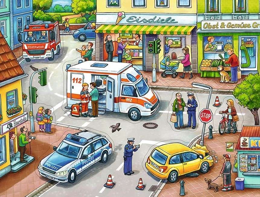 Serviços de emergência puzzle online
