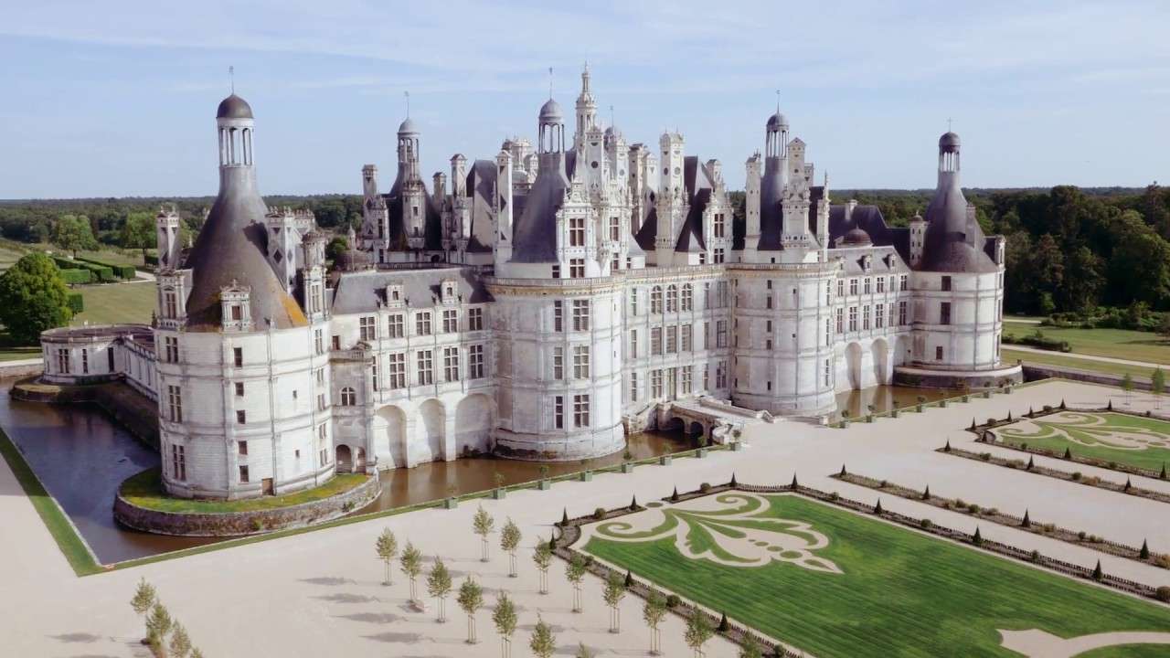 Chateau de chambord v онлайн пъзел