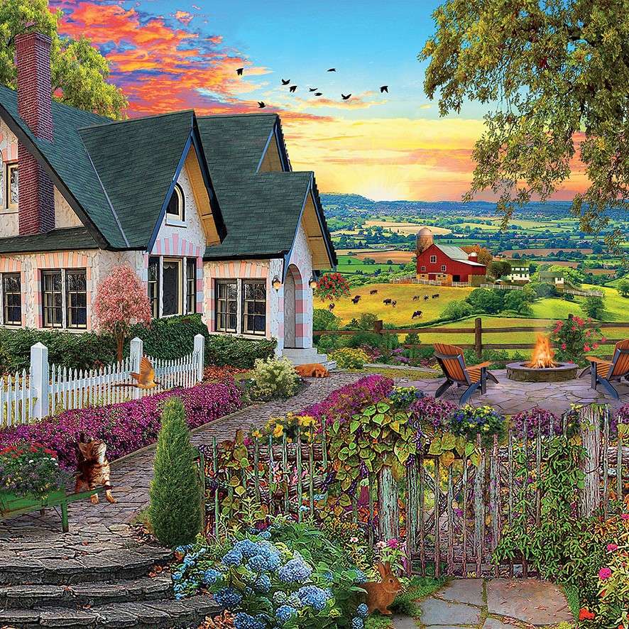 Walk - in the countryside jigsaw puzzle online
