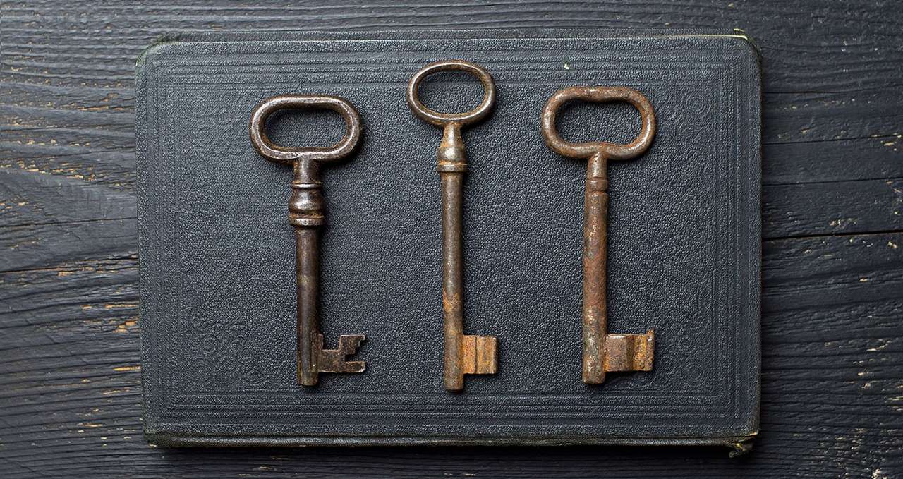 Три ключа онлайн-пазл
