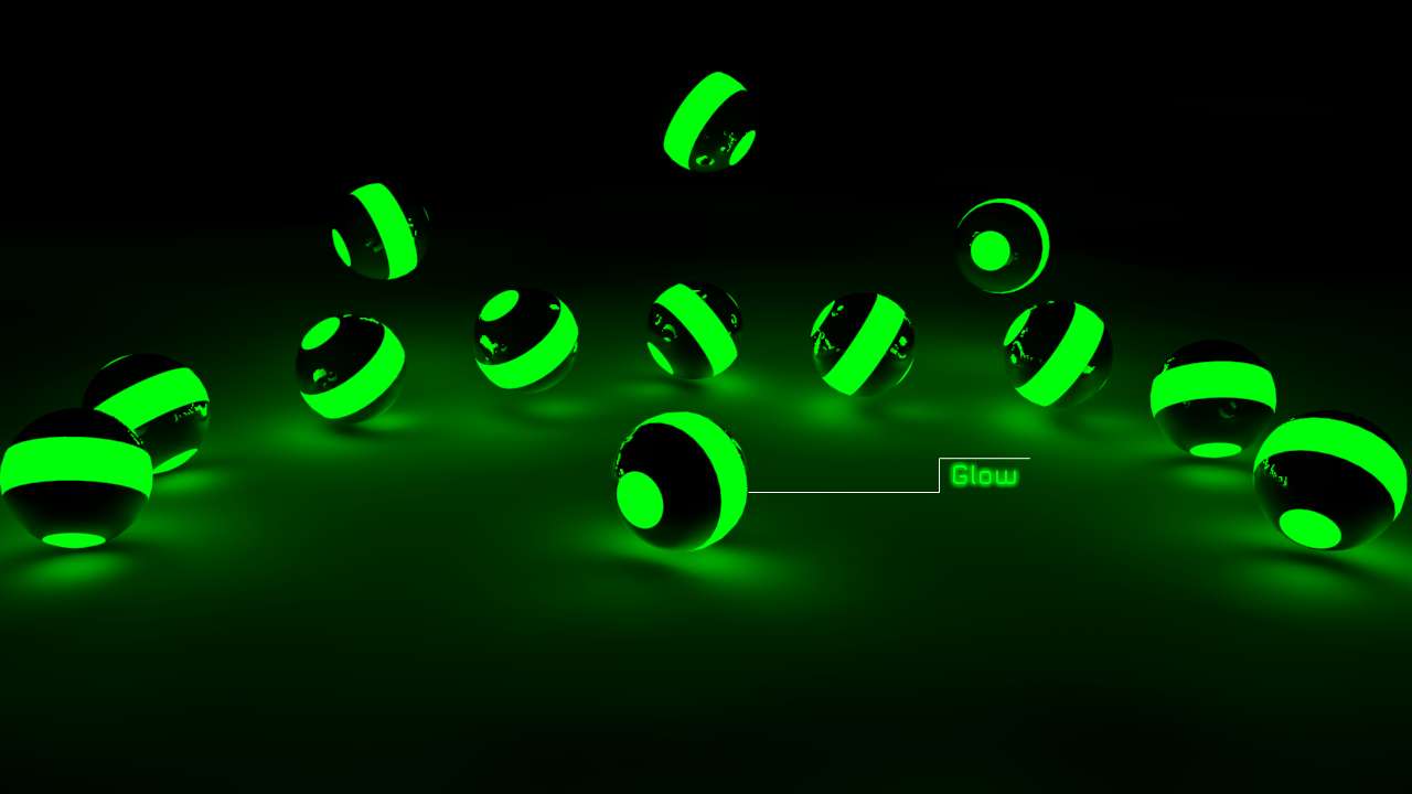 grünes Neon Online-Puzzle