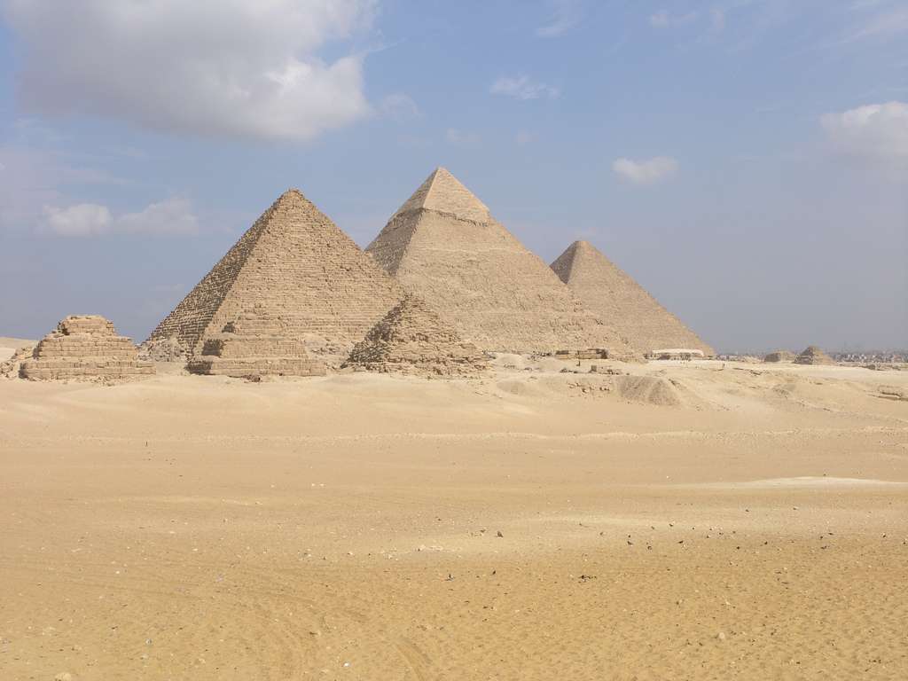 Pyramide von Gizeh Online-Puzzle