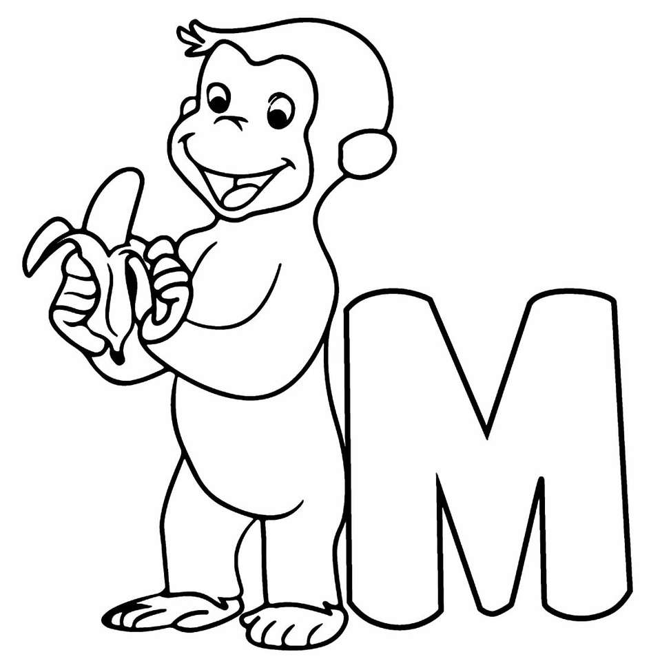 Macaco M quebra-cabeças online