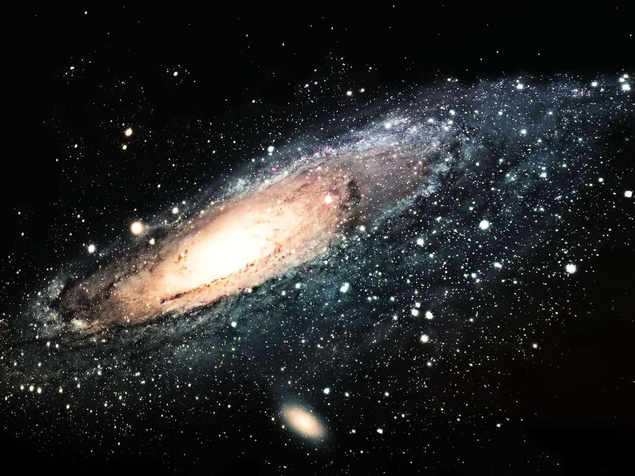 Galáxia espiral espetacular quebra-cabeças online