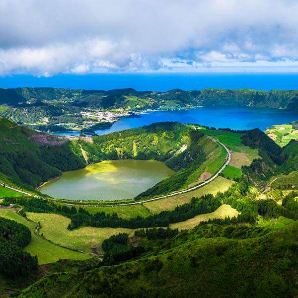 Азорски острови - Зелен остров онлайн пъзел