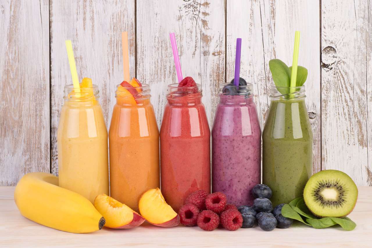 Fruit smoothies jigsaw puzzle online