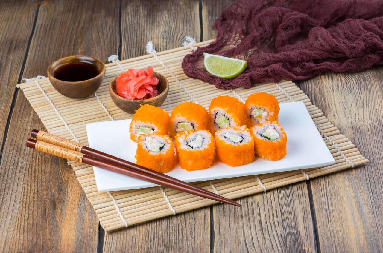 Philadelphia Sushi Rolls. skládačky online