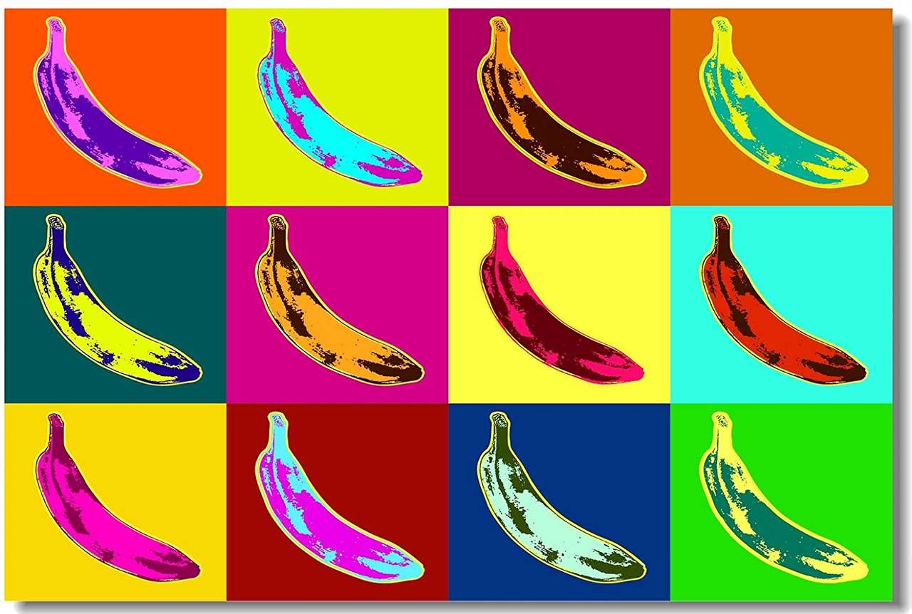 Andy Warhol frukt. Pussel online