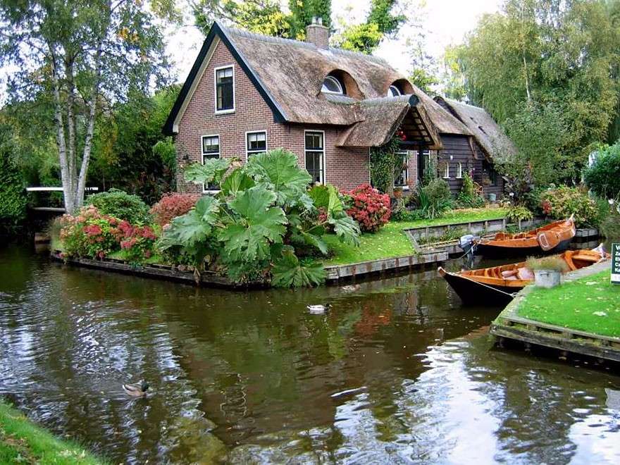 Холандско село онлайн пъзел